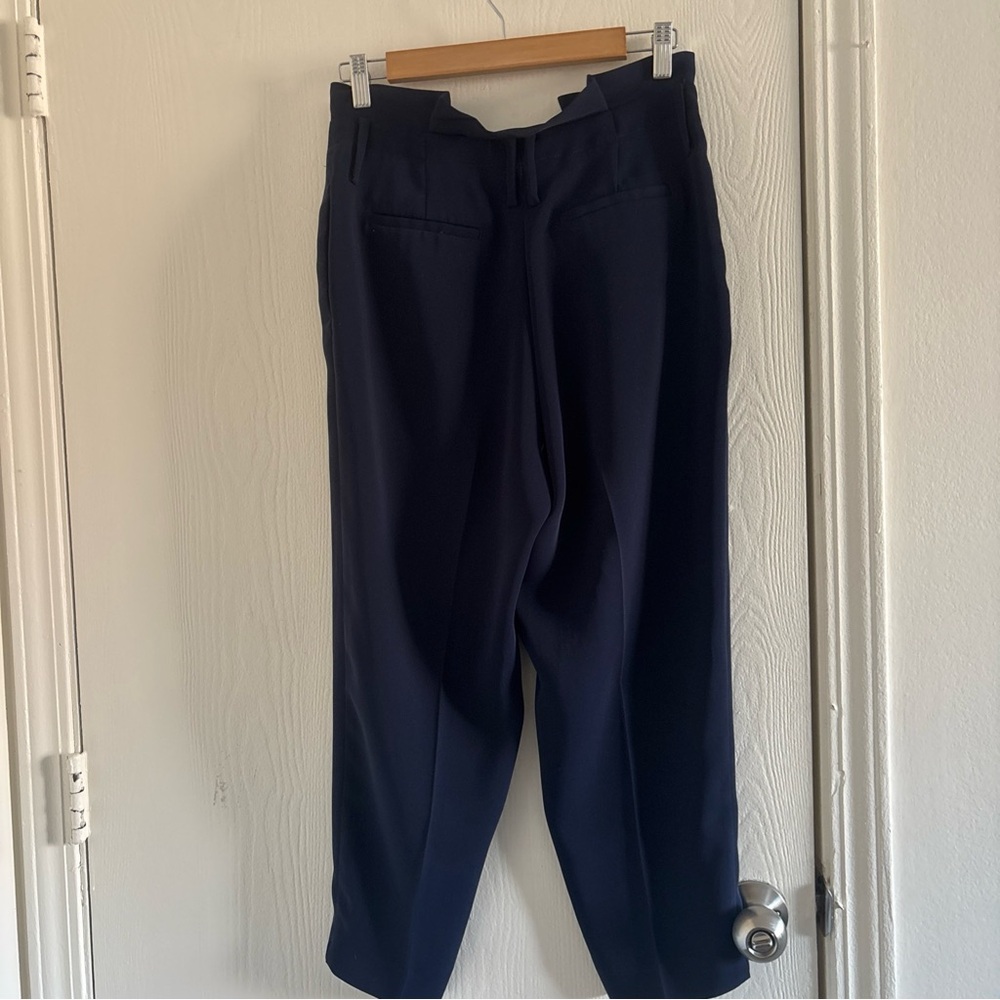 Boden Navy Blue Tailored Pants Women’s Size 4P Petite - Picture 3 of 9